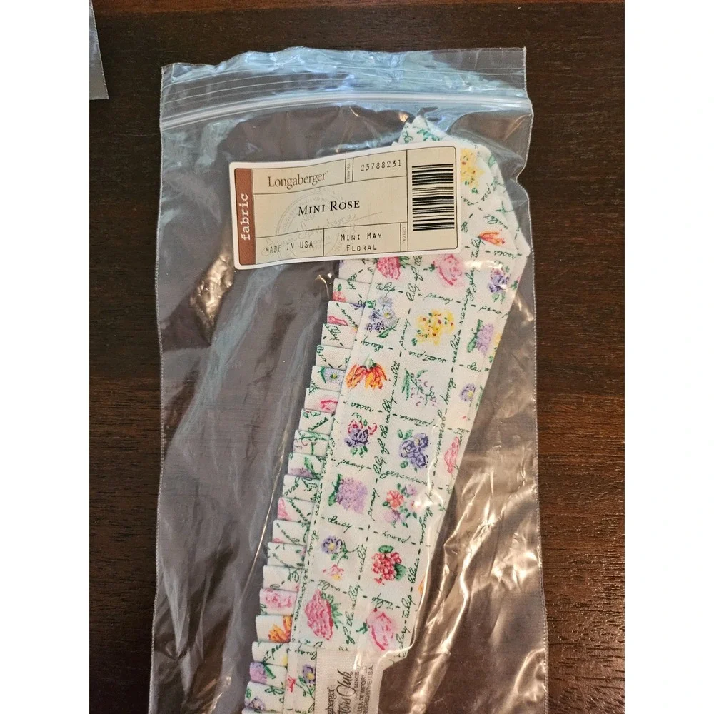 Longaberger Collector Club May Series Mini Rose Basket Liner #23788231 NEW